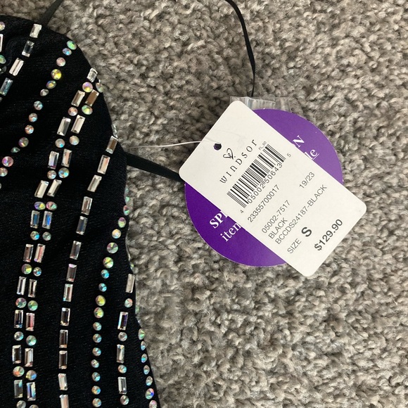 Cute Formal/Dinner Rhinestone Dress - Picture 4 of 11